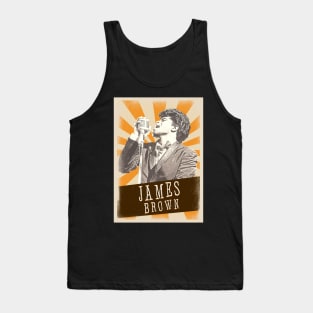 Vintage Aesthetic James Brown 1980s Tank Top